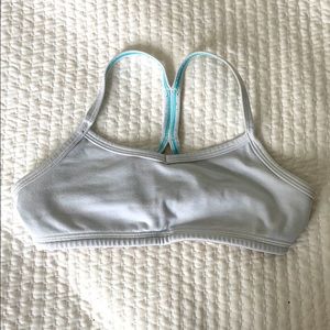 White ivivva sports bra